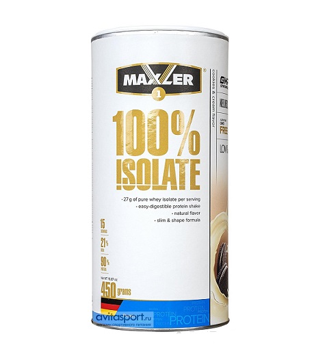 картинка Maxler 100% Isolate 450 гр от магазина Спорт ВСК