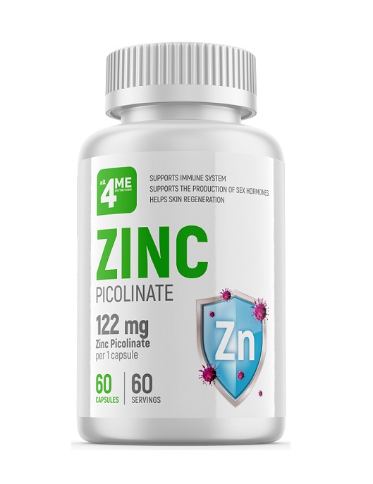 all4ME Zinc Picolinate 122 mg 60 капс