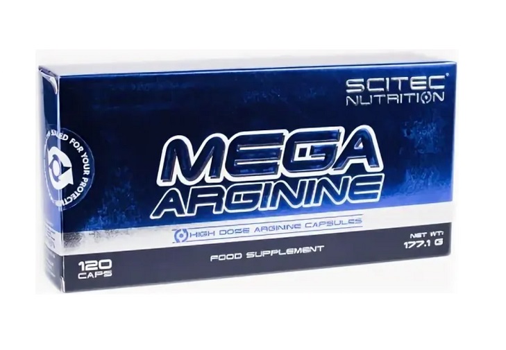 картинка Scitec Nutrition Mega Arginine 120 капс от магазина Спорт ВСК