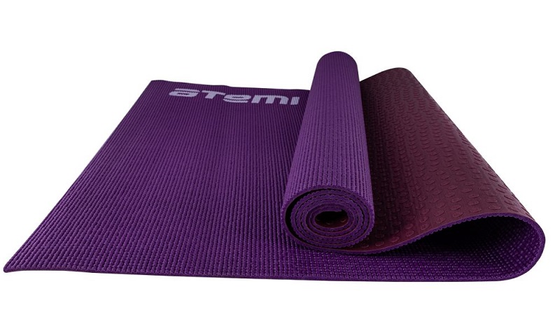 картинка Коврик для йоги ПВХ 173х61х0,6 см фиолетовый от магазина Спорт ВСК