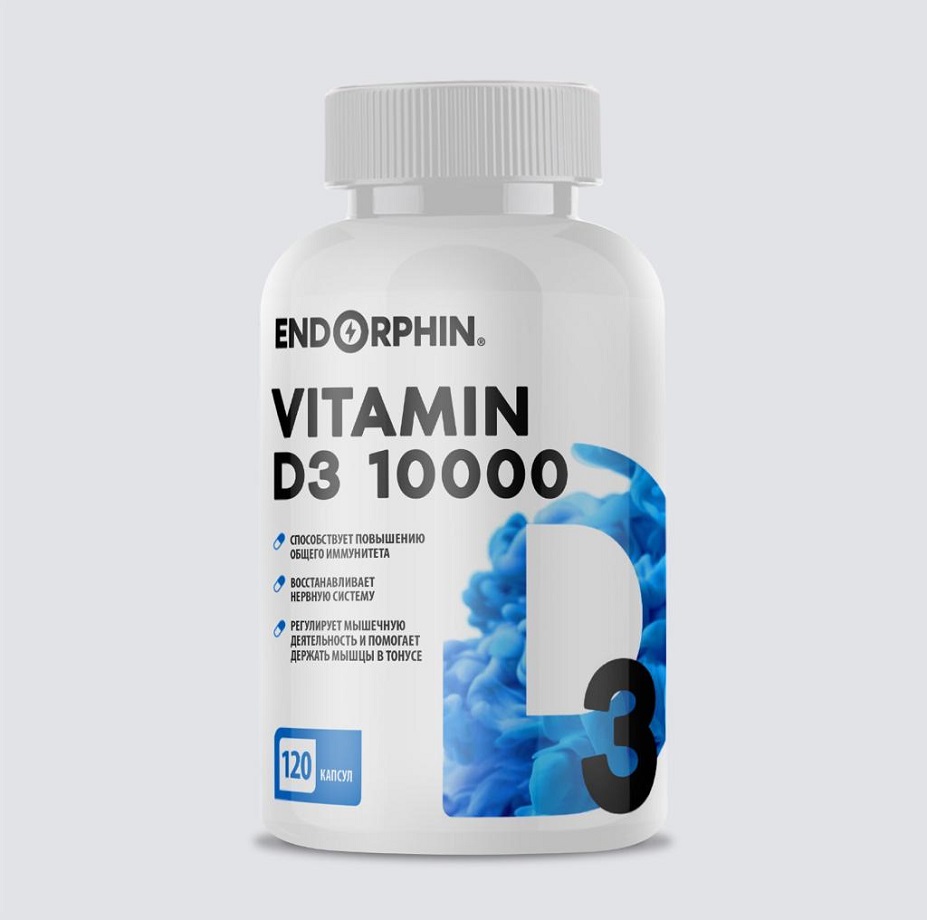 картинка Endorphin Vitamin D3 10000 90 капс от магазина Спорт ВСК