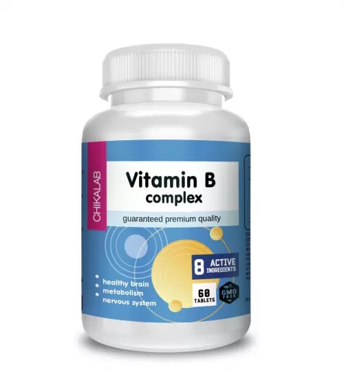 Chikalab Комплекс витаминов группы B 60 таб