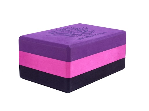 картинка Блок для йоги трехцветный премиум в коробке от магазина Спорт ВСК
