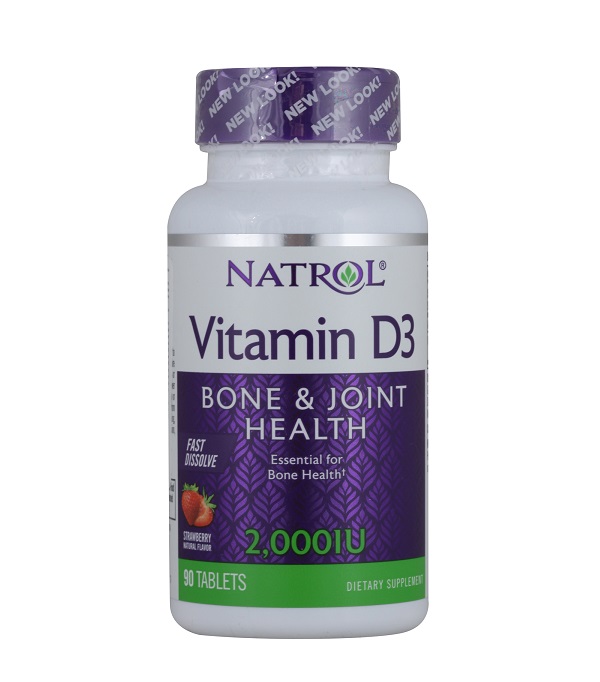 картинка Natrol Vitamin D3 5000 МЕ 90 таб от магазина Спорт ВСК