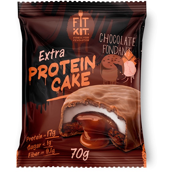 Protein Cake Chocolate Fondant