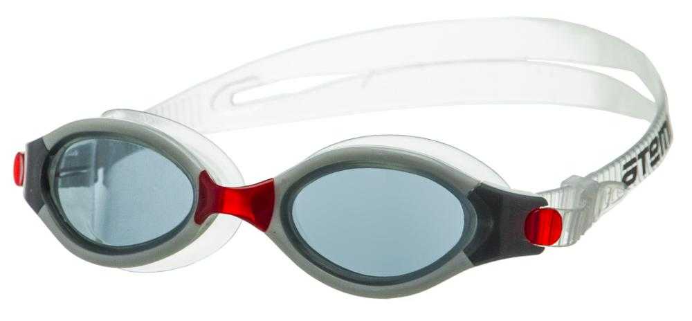 Очки для плавания Atemi, силикон (черн/красн), B501