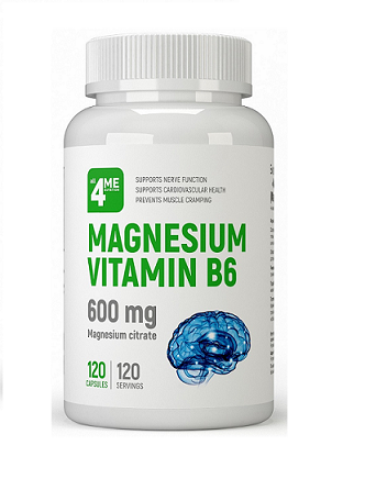 all4ME Magnesium Vitamin B6 120 капс