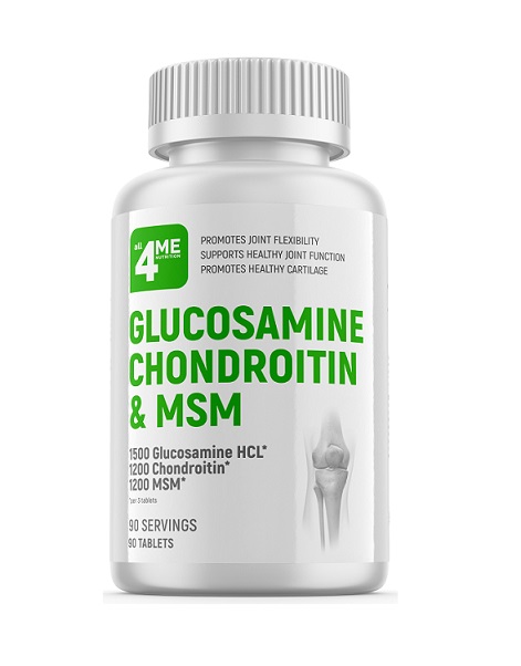 картинка all4ME Glucosamine Chondroitin & MSM 90 таб от магазина Спорт ВСК