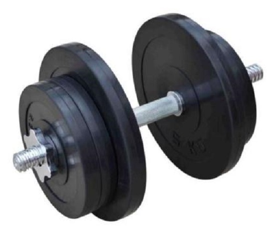 Гантель разборная 22 кг обрезиненная