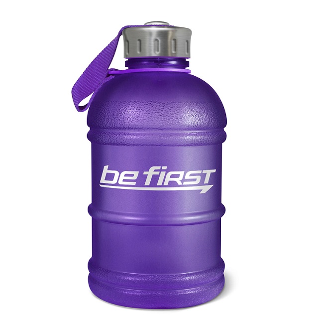 Бутылка для воды Be First 1300 мл фиолетовая