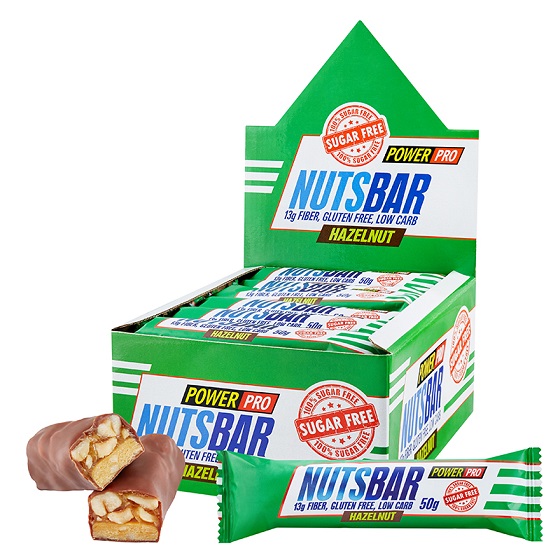 Батончик NUTSBAR 50 гр без сахара с арахисом