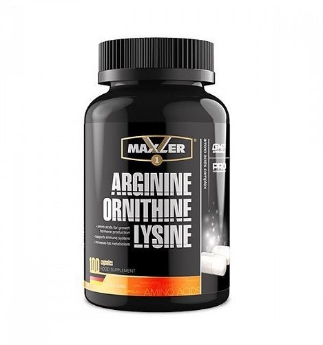 картинка Maxler Arginine-Ornithine-Lysine 100 капс от магазина Спорт ВСК