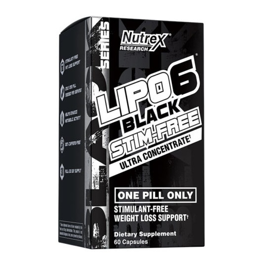 картинка Lipo 6 Black Ultra Concentrate Stim Free 60 капс от магазина Спорт ВСК