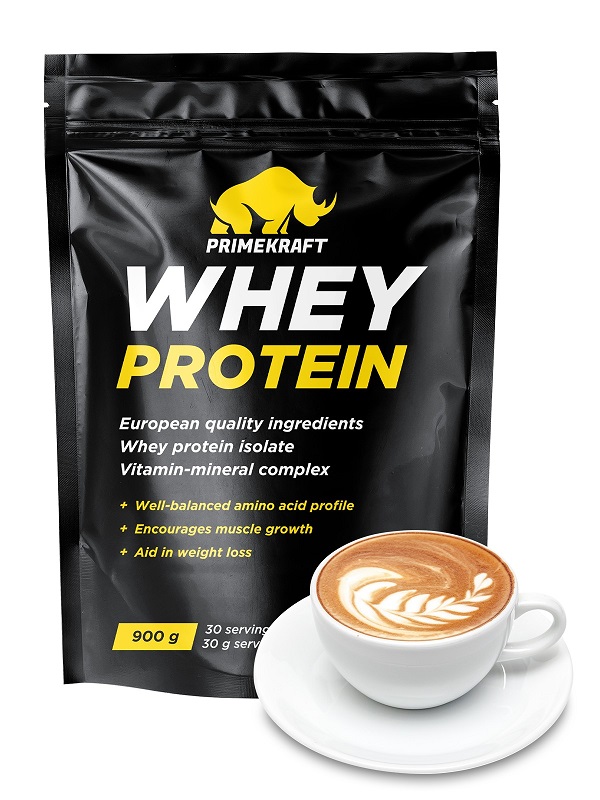 Prime Kraft Whey protein 900 гр. Капучино