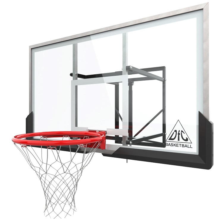 Баскетбольный щит BOARD54G 136 х 80 см стекло