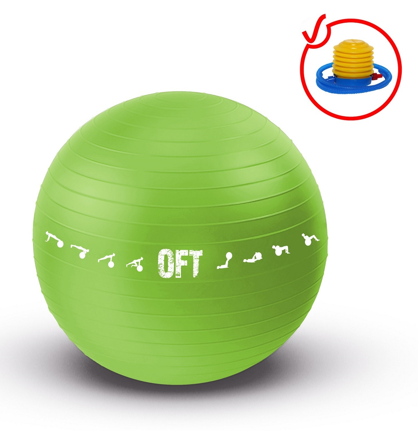 картинка Гимнастический мяч 65 см для коммерческого использования от магазина Спорт ВСК