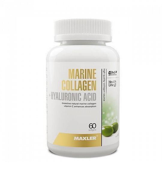 картинка Marine Collagen + Hyaluronic Acid 60 капс от магазина Спорт ВСК