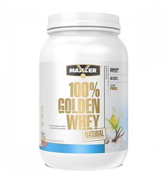 Maxler 100% Golden Whey Natural 908 гр