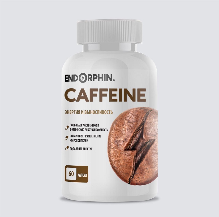 картинка Endorphin Caffeine 200 mg 60 капс от магазина Спорт ВСК