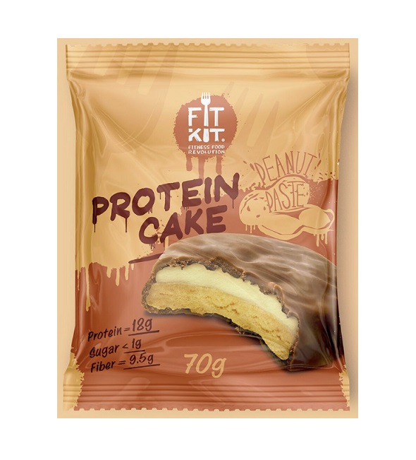 картинка Печенье FITKIT с начинкой 70 гр. арахисовая паста от магазина Спорт ВСК