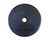Диск обрезиненный BARBELL 15 кг, 26 мм