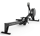 Гребной тренажер Air Magnetic Rower-X Black