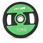 Диск уретановый c хватом PRO 10 кг, 51 мм