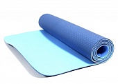 Коврик для йоги и фитнеса Prime-Fit 173х61х0,4 см ТПЕ зелено-голубой