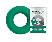 Эспандер-кольцо FORTIUS 20 кг зеленый