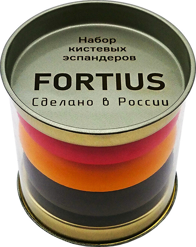 Набор кистевых эспандеров FORTIUS 3шт. (30, 40, 50 кг)