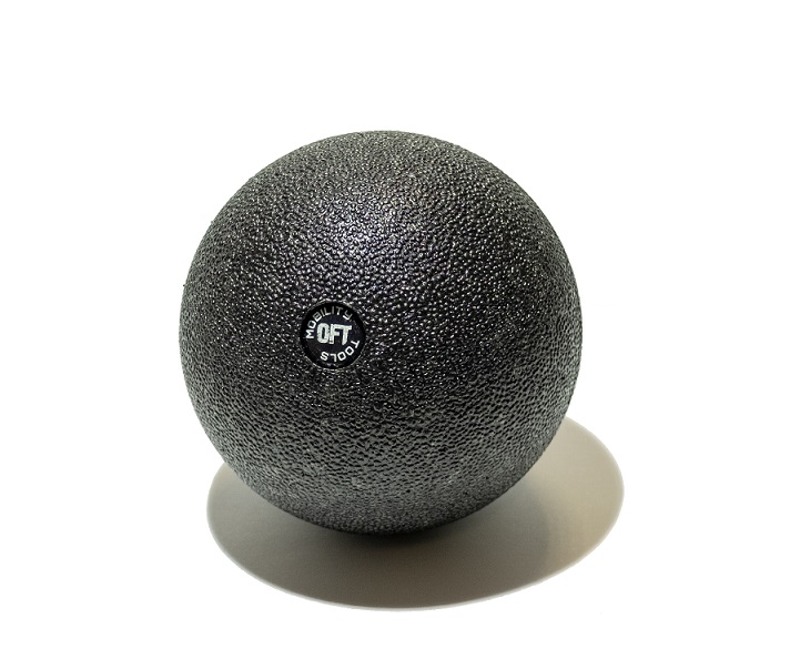 Мяч массажный одинарный 10 см черный