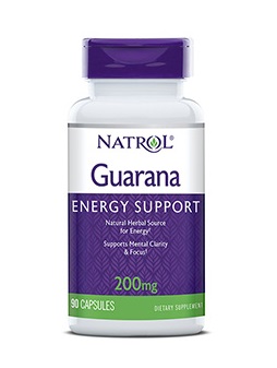Natrol Guarana 200 мг 90 капс
